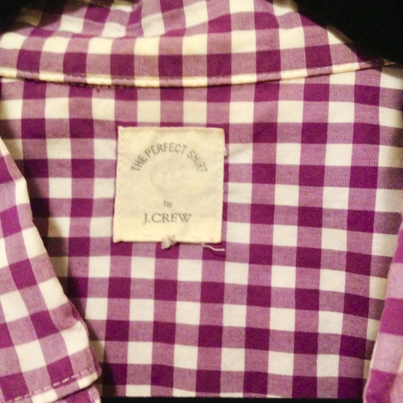 The Perfect Shirt - Purple Gingham Button-Down - Picture 3 of 6